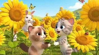 Sunshine Fun with Bobo Joy & Passion 🌻 | 3D Ragdoll Cats for Toddlers #shortsvideo #childrens