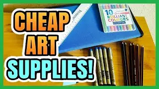 Cheap Art Supplies For Beginners!