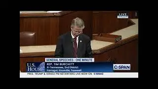 Rep Burchett honors the life of Ann Weigel on the House floor