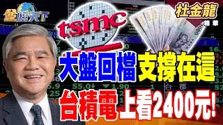 【精華】大盤回檔支撐在這 台積電上看2400元！ 欣興股價上看五百？ 華通老牌股性大轉！#杜金龍 #金臨天下 @tvbsmoney  20260203