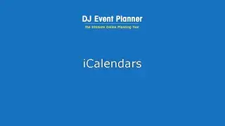 iCalendar Feeds within DJ Event Planner