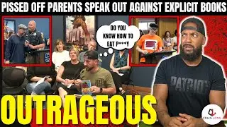 Outraged Parents Speak Out Against Explicit Books In School Library 'How To Eat P***Y'#education