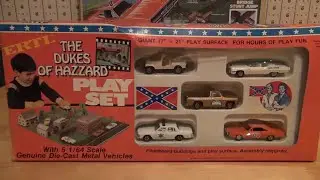 Review:  Ertl 1/64 5 car Dukes of Hazzard Playset TM 1981