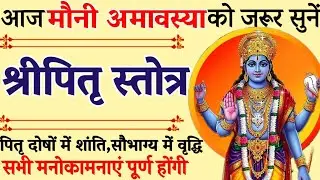 Sri pitra stotram|| श्रीपितृ स्तोत्र|| मौनी अमावस्या को जरूर सुनें||#@mantra-sadhna72 