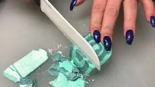 Pine bubble bar - Pretty Little Bath Co - ASMR satisfying cutting