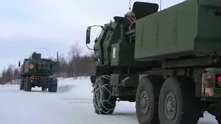 US Marines practice live fire using Himars during Norway's Exercise Nordic Response 24