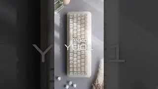 Akko YU01 開封 #unpacking #keyboard #asmr #typing