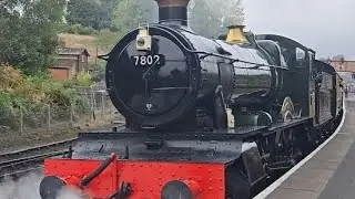 Bradley Manor departing Bridgnorth Station 20/09/2025