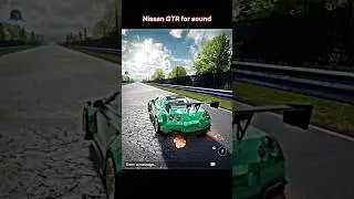 🥰😈🔥🔥Nissan GTR for sound in drive zone online game 🤩