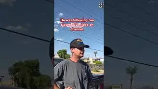 Officer committed a traffic offense himself. #tailgating #tyrant #scottsdale #pig