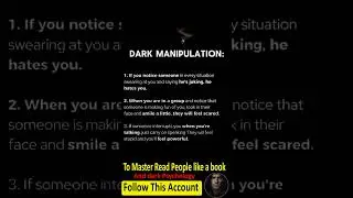 3 Dark Manipulation Tactics You Need to Avoid (Psychology of Power)