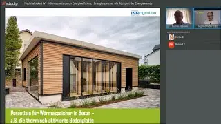 Vortrag Potentiale für Wärmespeicher in Beton - die thermische aktivierte Bodenplatte