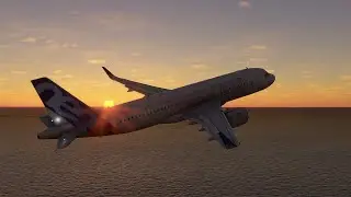 Microsoft Flight Simulator Рейс Франция(Париж) - Швеция(Алингсос)