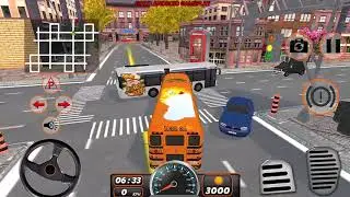 Kids School Bus Driving 3D - Android GamePlay FHD
