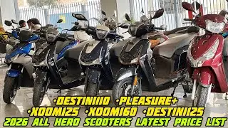 2026 All Hero Scooters Latest Price List | 2026 Xoom 125 | 2026 Xoom 160 | 2026 Destini 110 
