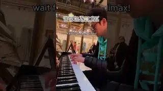 iPhone alarm on a public piano? 👀🎹 #public #live #reaction #piano #song #music #iphone #london