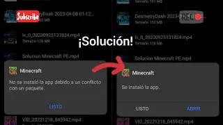 Como solucionar el error de compilaci&oacute;n de Minecraft PE | No instala soluci&oacute;n!