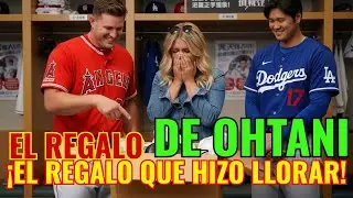 El REGALO de Navidad de Ohtani a Trout que HIZO LLORAR a los fans.