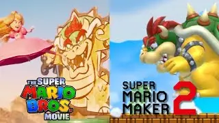 Mario Movie &ldquo;Princess Peach&rsquo;s Training Course&rdquo; Trailer But It&rsquo;s SMM2 (Side-By-Side Comparison)