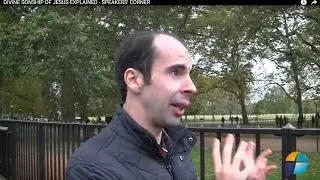 JONATHAN McCLATCHIE EXPLAINS THE DIVINE SONSHIP OF JESUS - SPEAKERS' CORNER