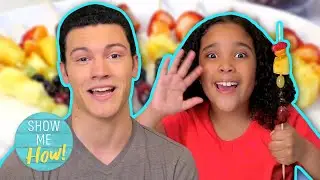 How to Make Rainbow Fruit Snacks | WITH BLOOPERS! | Show Me How Parent Video
