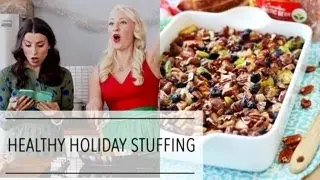 Healthy HOLIDAY STUFFING Recipe | Dairy Free High Protein Christmas Side Dish