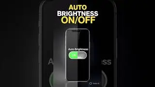 Mobile ka auto brightness 🔆 on/off kaise kare #shorts #viral #mobiletips