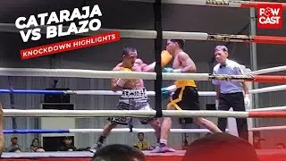 Lakas ng Hook ni Cataraja! KJ Cataraja vs Jun Blazo Rd 3 Boxing Highlights