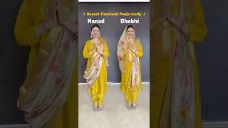 Basant panchami Pooja ready bhabhi nanad ❤️