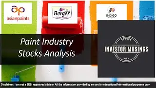 Asian Paints / Berger Paints/ Indigo Paints - Paint Industry Analysis