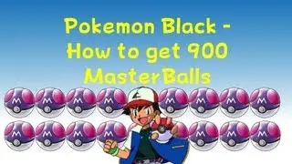 Pokemon Black - How to get 900 Master Balls With Cheats