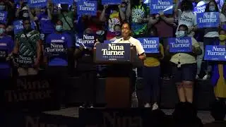 Outreach Volunteer Parinita Singh from Akron Ohio - Nina Turner for Congress, Agora Rally 07-31/21