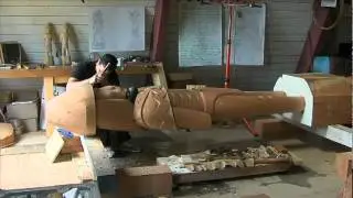 First Nations Carver on Shaw TV Nanaimo channel 4