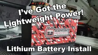 THE E92 M3 GETS A BATTERY UPGRADE!