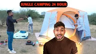 24 Hours JUNGLE CAMPING 🏕️ || FUNNY MOMENTS 🤣 #a1adventure #funny #newvideo 