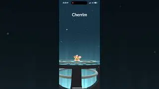 Pokemon GO - Cherubi evolve Cherrim (iPhone 15 Pro Max) Pok&eacute;mon GO
