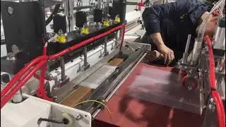 PE rice packing bag making machine new type