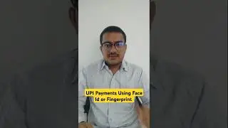 UPI Payments Using Face Id or Fingerprint #finance