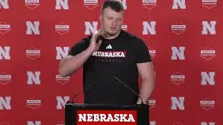 Nebraska Football: Riley Van Poppel Iowa postgame