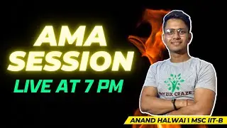 AMA SESSION | IITJAM 2023 | PHYSICS | MSC ENTRANCE EXAMS | ANAND HALWAI