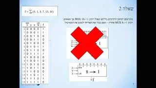 מערכות ספרתיות ומבוא למבנה המחשב תרגול 5