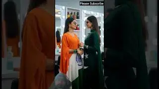 bridal makeup💄 challenge💪 between😎 Indian🇮🇳 girl👧🆚 pakistani🇵🇰 girl👧#shorts #shortsfeed #bridalsaree
