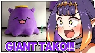 Ina is the proud owner of the BIGGEST TAKODACHI IN EXISTENCE
