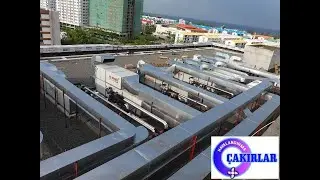 Ventilation duct installation