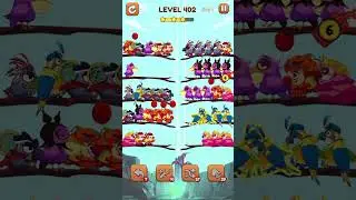 Bird Sort 2 Level 402 Solution | #birdsort #birdsortpuzzle #birdsortcolorpuzzle #birdsortcolor