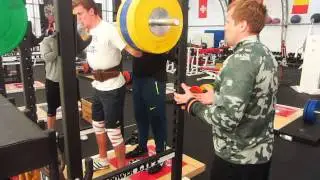 Simon Petersson,   Back Squats 190kg, PB