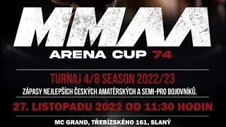 MMAA Arena CUP 74 - 27.11.2022, Slan&yacute;