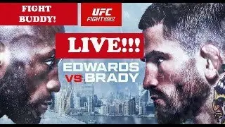 UFC London: Edwards Vs. Brady - Live Stream Full Fight Companion
