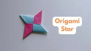 How to Make a Paper  Star | Easy Origami Star Tutorial Step by Step