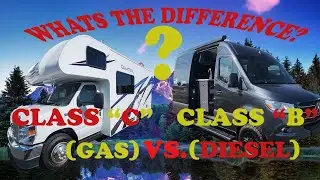 Small GAS vs. DIESEL Motorhomes. (WHATS THE DIFFERENCE?) Class C vs. Class B #vanlife #rvlife #camp